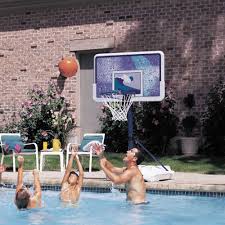 poolside basketball hoop